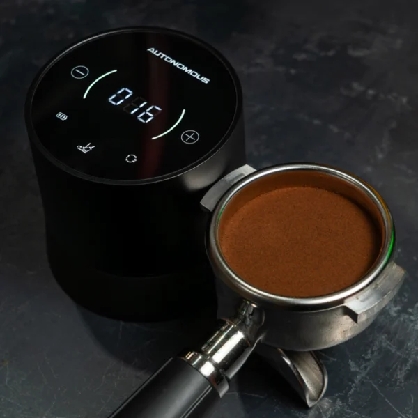 Autonomous Tamper on professional espresso workstation