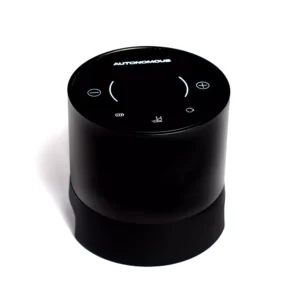 Autonomous portable automatic coffee tamper with touchscreen control – black